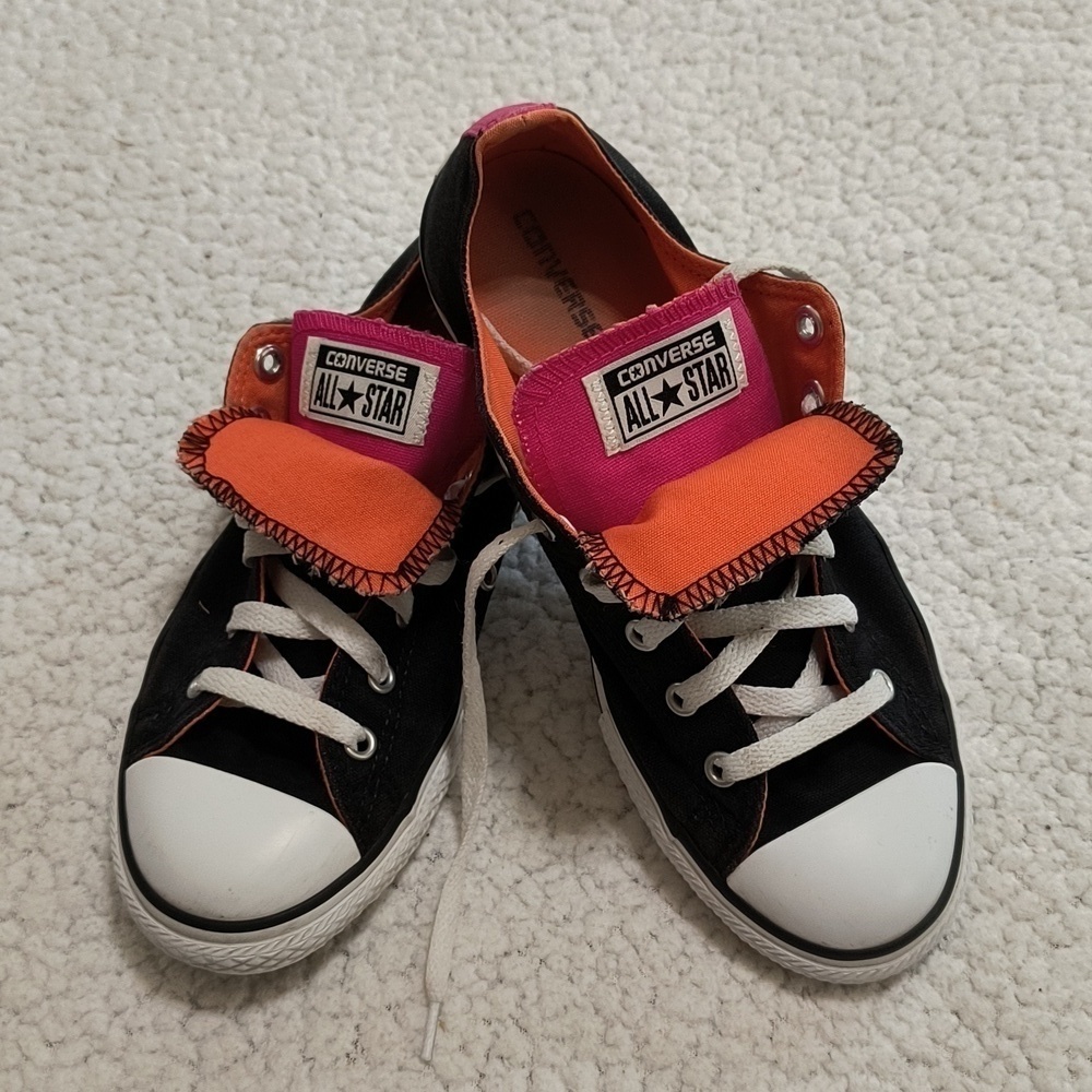 Converse All Star Double Tongue Sneakers Size 5